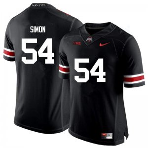 Men's Ohio State Buckeyes #54 John Simon Black Nike NCAA College Football Jersey Restock WZO1844OR